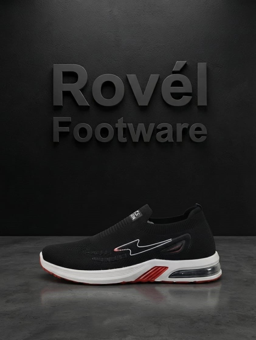 Black Sports Wear Sneakers