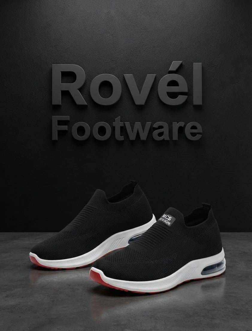 Black Sports Wear Sneakers