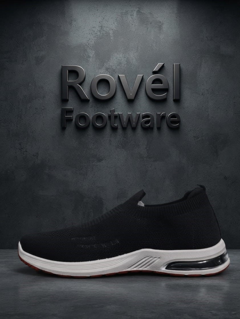 Black Sports Wear Sneakers