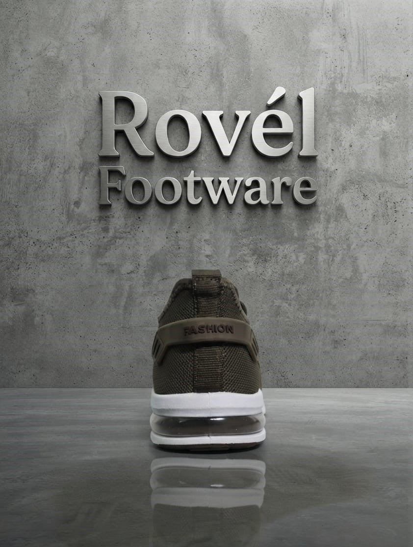 Breathable knit athletic walking shoe